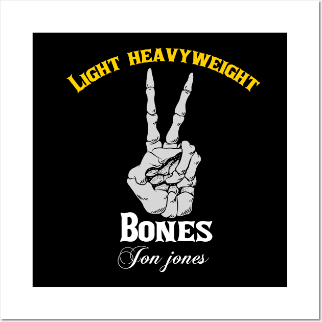 jon jones bones Wall Art by FIFTY CLOTH